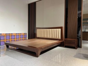 Giường gỗ sồi MS7