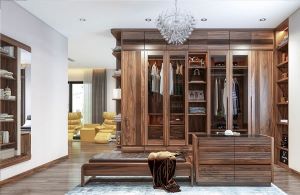 Tủ Áo Gỗ Óc Chó Cho Không Gian Nhà Phố
